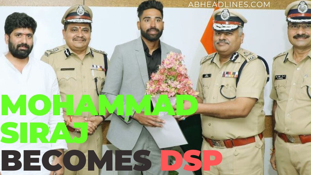 Mohammad Siraj Becomes DSP